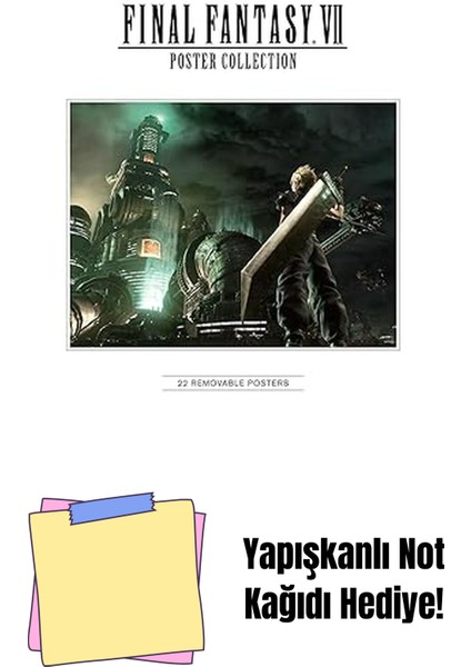 Final Fantasy Vıı Poster Collection + Yapışkanlı Not Kağıdı