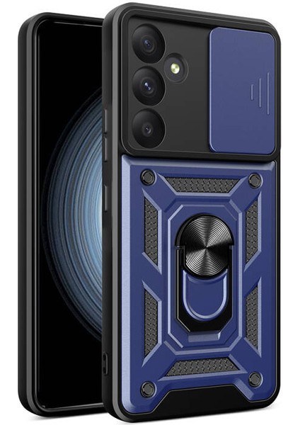 Samsung Galaxy A55 Kılıf Tam Koruma Sağlayan Çift Katmanlı Sert Tank Kapak Ryc/sürgülü