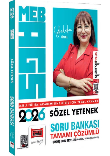 2026 Meb Ags Sözel Yetenek Konu Anlatımı-Video Ders Notları-Tamamı Çözümlü Soru Bankası(Yelda Ünal) modelleri