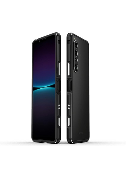 Sony Xperia 1 Vıı Için Lens Koruyucu + Metal Çerçeve (Yurt Dışından)