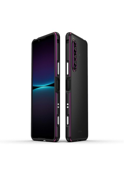 Sony Xperia 1 Vıı Için Lens Koruyucu + Metal Çerçeve (Yurt Dışından)