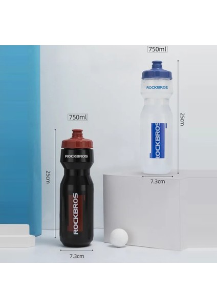 Rockbros DCBT69TB 750ML Pp5 Su Şişesi Spor Bisiklet Sıkma Tipi Su Bardağı (Bpa Içermez, Fda Sertifikası Yok)-Kırmızı (Yurt Dışından) indirimleri