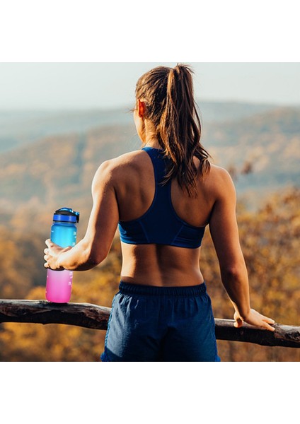1l Spor Su Şişesi, Zaman Işaretli Su Sürahisi, Sızdırmaz Su Isıtıcısı, Ofis, Okul, Kamp Için (Fda Sertifikası Yok, Bpa Içermez)-Mavi/mor (Yurt Dışından) fiyatları
