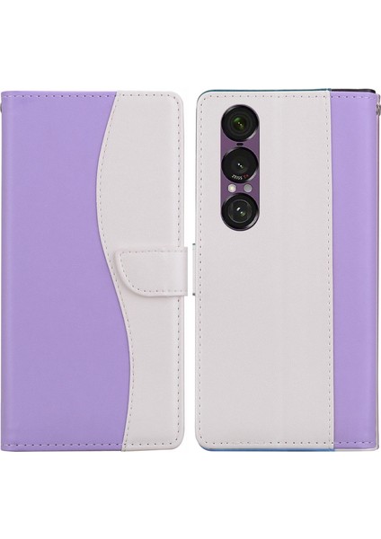 Sony Xperia 1 Vıı Için Kabartmalı Iki Renkli Kılıf (Yurt Dışından)