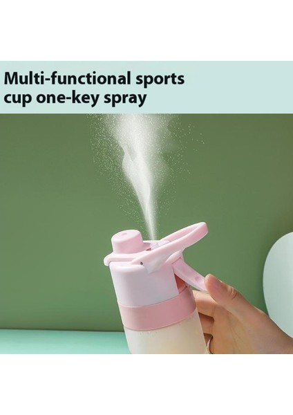 Taşınabilir Sis Sprey Su Şişesi 650 ml Pc+Pp Spor Su Bardağı (Bpa Içermez, Fda Yok)-Siyah (Yurt Dışından) modelleri