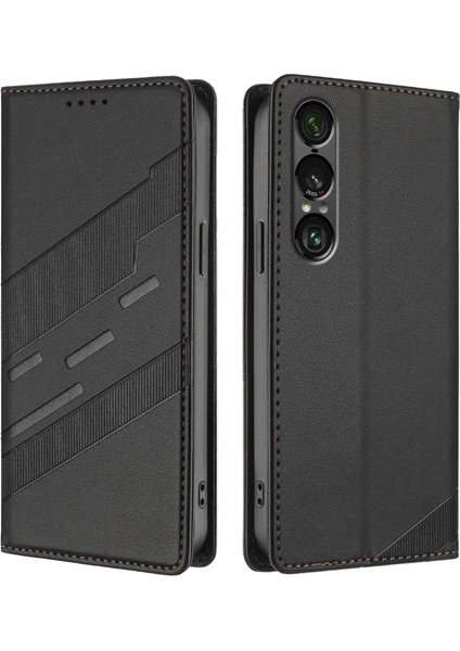 Sony Xperia 1 Vıı Için Kabartmalı Cüzdan Pu Kılıf (Yurt Dışından) fiyatları