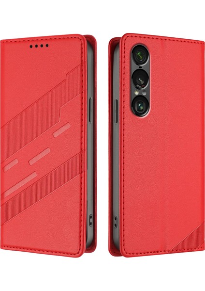 Sony Xperia 1 Vıı Için Kabartmalı Cüzdan Pu Kılıf (Yurt Dışından) fiyatları