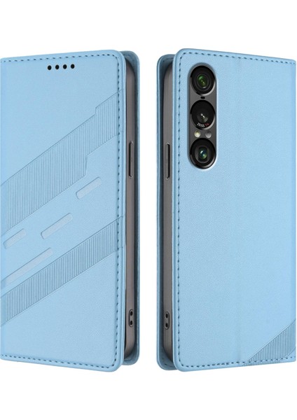 Sony Xperia 1 Vıı Için Kabartmalı Cüzdan Pu Kılıf (Yurt Dışından) fiyatları