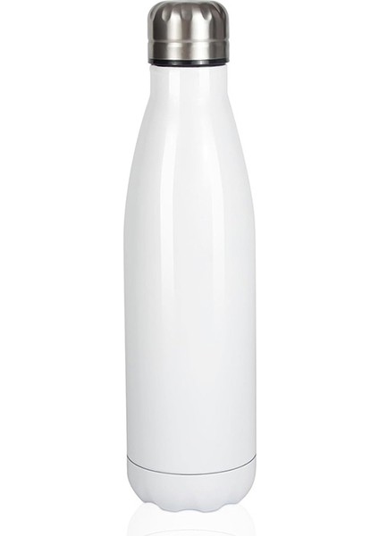 Junsunmay 750 ml 304 Paslanmaz Çelik Çift Katmanlı Yalıtımlı Bardak Ofis Okul Spor Salonu Su Şişesi (Bpa Içermez, Fda Sertifikası Yok)-Beyaz (Yurt Dışından)
