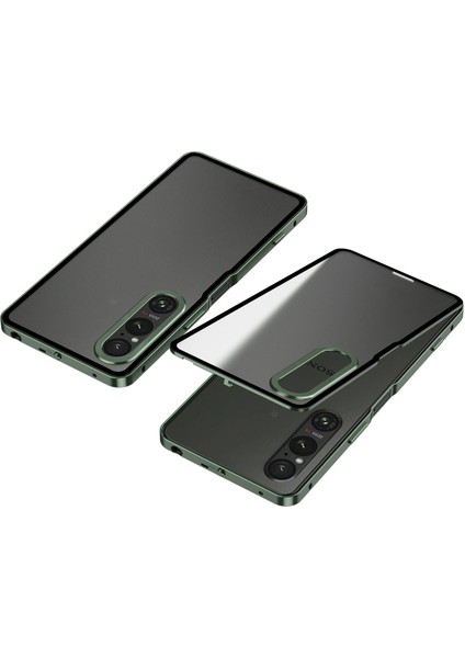 Sony Xperia 1 Vı Için Snap Buckle Metal Çerçeve Kılıf (Yurt Dışından)