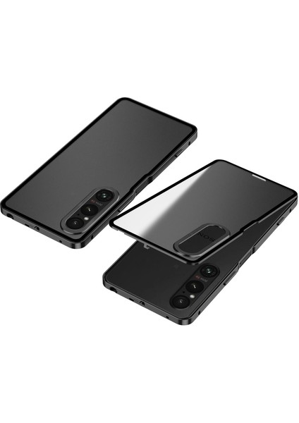 Sony Xperia 1 Vı Için Snap Buckle Metal Çerçeve Kılıf (Yurt Dışından)