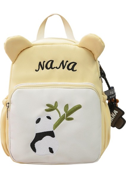 Karikatür Sevimli Küçük Panda Okul Çantası Anaokulu Omuz Çantası (Yurt Dışından)