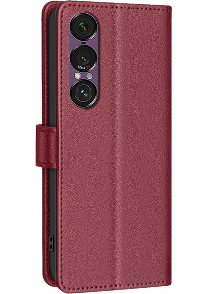 Sony Xperia 1 Vıı Için Litchi Dokulu Rfıd Pu Kılıf (Yurt Dışından) indirimleri