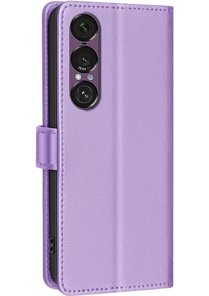 Sony Xperia 1 Vıı Için Litchi Dokulu Rfıd Pu Kılıf (Yurt Dışından) indirimleri