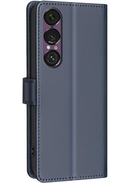 Sony Xperia 1 Vıı Için Litchi Dokulu Rfıd Pu Kılıf (Yurt Dışından) indirimleri
