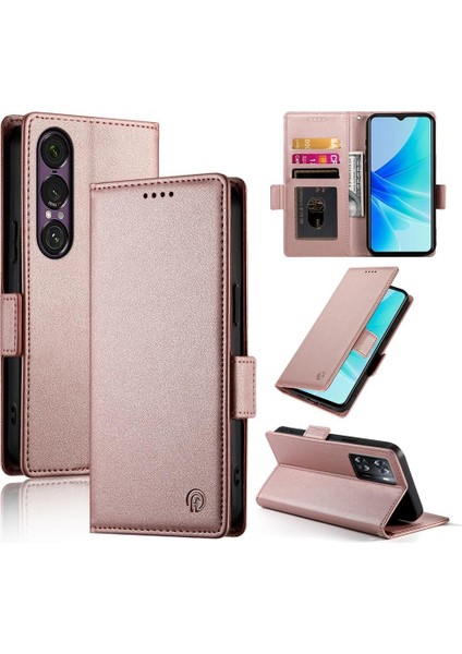 Sony Xperia 1 Vıı Için Manyetik Pu Kılıf (Yurt Dışından)