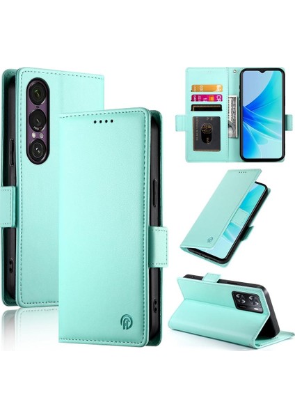 Sony Xperia 1 Vıı Için Manyetik Pu Kılıf (Yurt Dışından)
