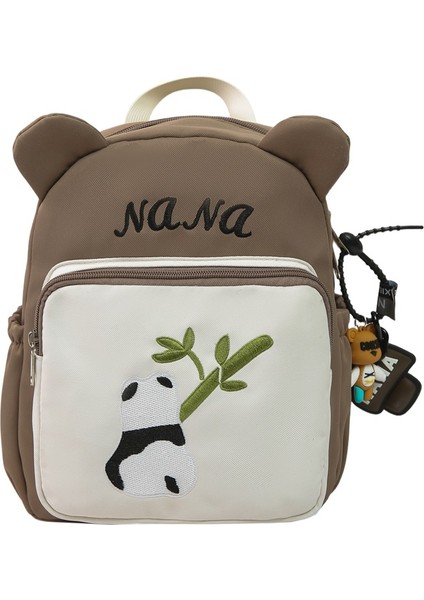 Karikatür Sevimli Küçük Panda Okul Çantası Anaokulu Omuz Çantası (Yurt Dışından)