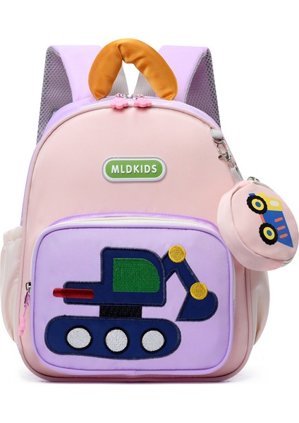 Çocuk Okul Çantası Omurga Koruması Yük Azaltma Büyük Kapasiteli Anaokulu Omuz Çantası (Yurt Dışından)