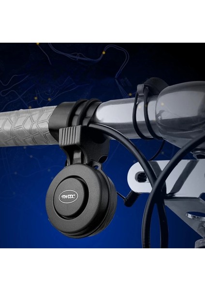 Siyah Stil 1 Adet USB Şarj Edilebilir Bisiklet Zili Renkli Mtb Bisiklet Zili Dört Zil Sesi Kompakt Tasarım Tramvay Scooter Kornası Bisiklet Aksesuarları (Yurt Dışından) fiyatları