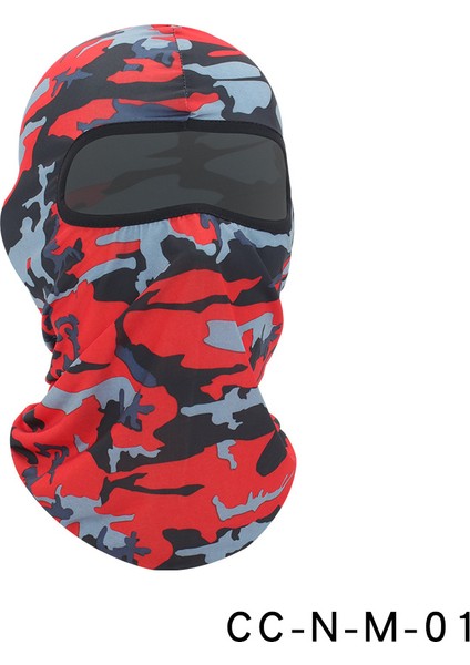 Kırmızı Stil Taktik Kamuflaj Balaclava Kayak Maskesi Bisiklet Tam Yüz Kapak Kafa Ordu Erkek Bandana Boyun Körüğü Serin Wargame Cp Askeri Şapkalar (Yurt Dışından)