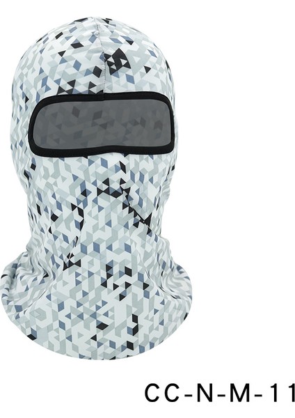 Beyaz Stil Taktik Kamuflaj Balaclava Kayak Maskesi Bisiklet Tam Yüz Kapak Kafa Ordu Erkek Bandana Boyun Körüğü Serin Wargame Cp Askeri Şapkalar (Yurt Dışından)