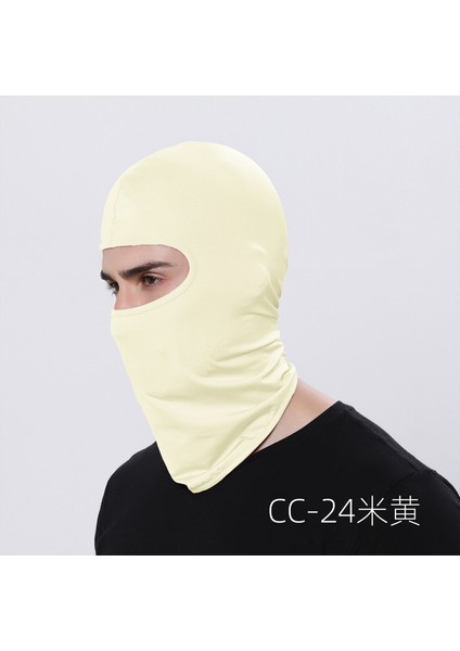 Bej Tarzı Balaclava Erkekler Şapka Boyun Uv Koruma Yürüyüş Kapşonlu Serin Paten Maskesi Hızlı Kuru Kap Erkek Bandana Motosiklet Astar Kapaklar Erkek (Yurt Dışından)