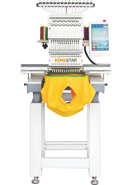 ​kingstar 1201 Tek Kafa 12 Iğne Nakış Makinası (51X35CM) (Bütün Türkiye Kurulum Eğitim Dahil 2 Yıl Garantili)