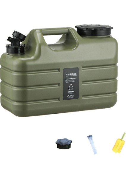 Taşınabilir Açık Kamp Su Depolama Tankı Musluklu 11L Katlanabilir Su Kabı Yürüyüş Piknik Barbekü Için (Yurt Dışından)