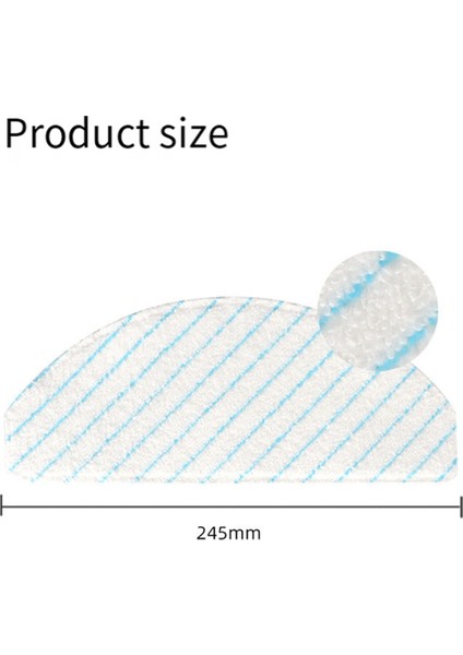 Ecovacs Deebot Ozmo T8 Serisi Robot Süpürge Için 60 Adet Yedek Paspas Pedi (Yurt Dışından) fırsatları