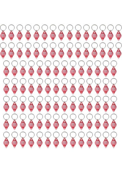 100'LÜ Paket LED Anahtarlık El Feneri, 395NM Uv Anahtarlık El Feneri, Uv Işıklı El Feneri Anahtarlık, Pembe (Yurt Dışından)