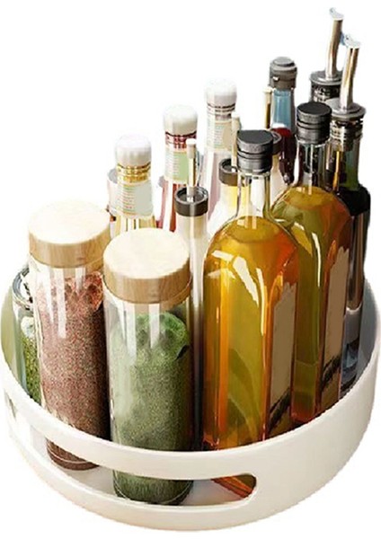 Paket Döner Tabla Dolap Düzenleyici, Mutfak Depolama Için Çok Işlevli Baharat Rafı, Baharat Düzenleyici Tutucu (Yurt Dışından) modelleri