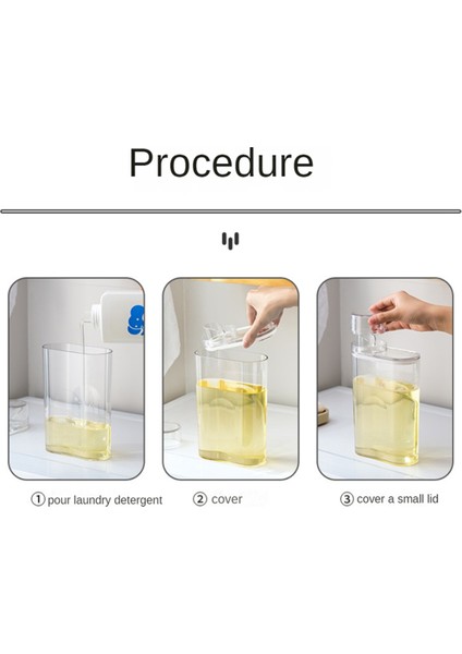 Parçalı Çamaşır Deterjanı Dağıtıcısı, Çamaşır Yumuşatıcı Dağıtıcısı, Çamaşır Odası Düzenlemesi Için Çamaşır Deterjanı Düzenleyici (Yurt Dışından) fırsatları