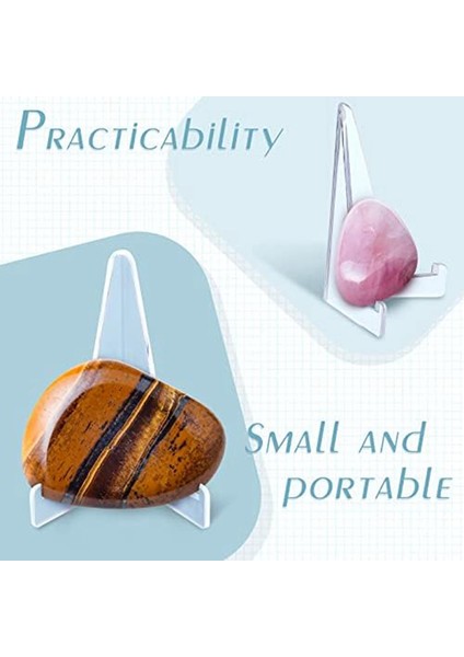 20 Adet Üçgen Akrilik Şövale Standı, Mini Resim Çerçevesi Standı, Tabak Tutucu, Fotoğraf Tutucu Standı (Yurt Dışından) indirimleri