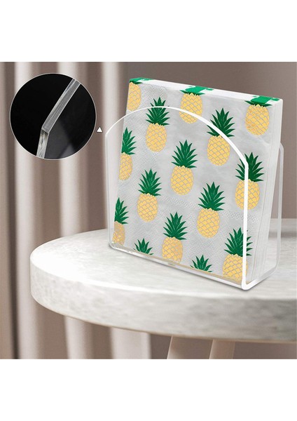 Masa Için 2 Adet Akrilik Şeffaf Peçetelik, Kağıt Peçetelik, Mendillik, Stand Dağıtıcı, Masaüstü Bağımsız Saklama Kutusu (Yurt Dışından) indirimleri