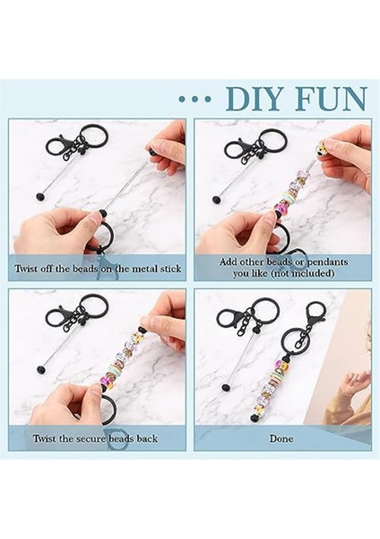 12 Adet Boncuklu Anahtarlıklar Anahtarlıklar, Kendin Yap Projeleri, Kolyeler, Takılar, El Sanatları, Hediyeler, Ofisler Için Boş Anahtarlıklar (Yurt Dışından) indirimleri
