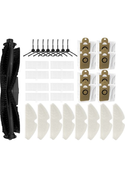 Proscenic M7 Pro / Lenovo T1 Pro / T1S Pro / Temizleyici T1 / Honıture Q6 Ana Yan Fırça Filtresi Paspas Toz Torbası Için (Yurt Dışından)