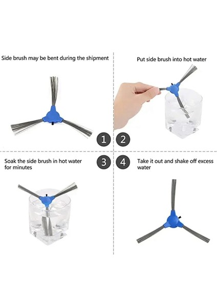 Solac Lucid I10 Robot Süpürgeler Için Döner Yan Fırça Aksesuarları Yedek Parça Değişimi (Yurt Dışından) modelleri