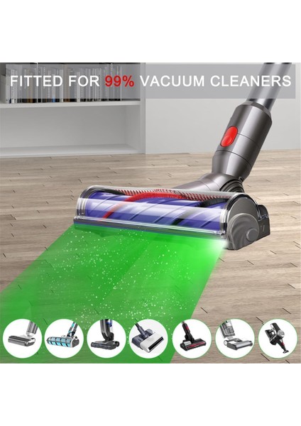 Elektrikli Süpürge Toz Göstergeli LED Lamba Evrensel Elektrikli Süpürge Aksesuarları Görünmez Evcil Hayvan Tüyleri Kedi Köpek Tüyleri Şarj Edilebilir-A (Yurt Dışından) fırsatları