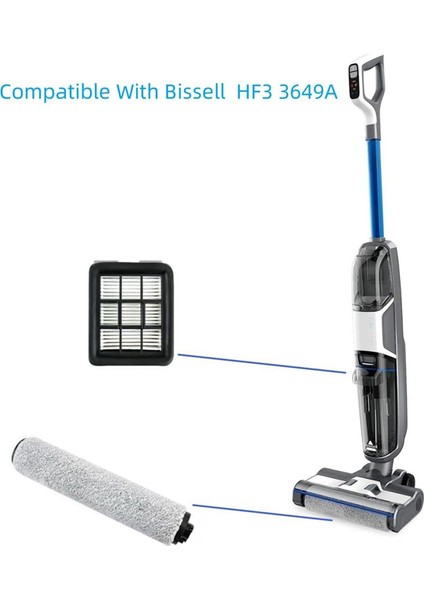 Bissell Crosswave Elektrikli Süpürge Fırça Rulosu ve Hf3 3649A Vakum Filtreleri Için Yedek Parçalar Fırça Rulosu ve Hepa Filtresi (Yurt Dışından) fiyatları