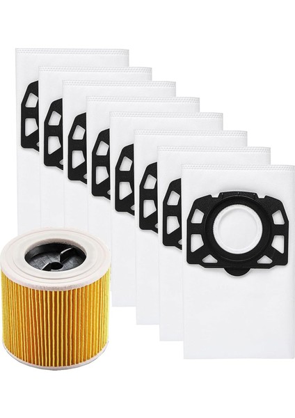 Kfı 357 Karcher Wd2 Plus / Wd3 / Wd3 Akü / Se 4001 / Se 4002 / Kuru Elektrikli Süpürge Için Elektrikli Süpürge Torbaları 2.863-314.0 (Yurt Dışından)