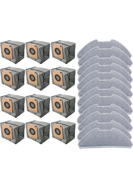 Eufy X8 Pro Robot Süpürge Yedek Paspas Pedleri Toz Torbaları Yedek Parça Aksesuarları (Yurt Dışından)