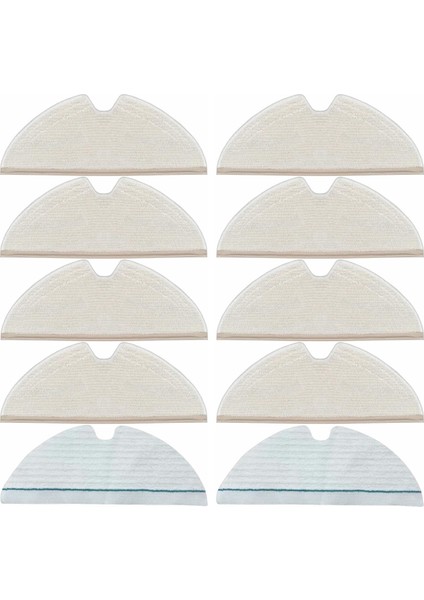 Roborock Q5 Pro/q8 Max/q8 Max+/q7/q7+/q7 Max/q7 MAX+/S5/S50/S51/S55/S5 Max Robot Süpürge Için 10 Adet Paspas Pedi (Yurt Dışından)