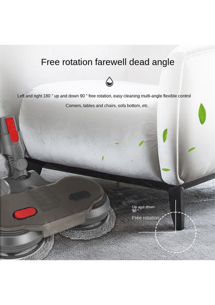 Dyson Elektrikli Islak Kuru Paspas Başlığı Fırça Başlığı V8 V7 V10 V11 Su Tankı Aksesuarlarıyla Değiştirilebilir Parçalar (Yurt Dışından) indirimleri