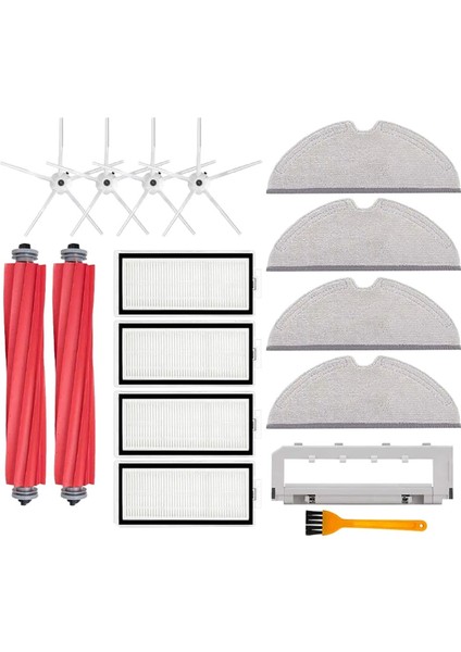 Xiaomi Roborock Q7 Max / Max+ Robot Süpürge Paspas Bezi Fırça Kapağı Yedek Parçaları Için Yedek Hepa Filtresi, B (Yurt Dışından)