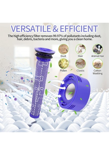 Dyson V7 V8 Serisi Için Hepa Filtreleri, Ön ve Son Filtreler, Elektrikli Süpürge Yedek Filtresi 965661-01 ve 967478-01 (Yurt Dışından) fiyatları
