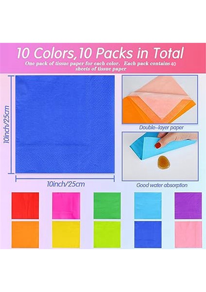 400 Adet Kokteyl Peçetesi Tek Kullanımlık Peçeteler Çift Katmanlı Baskılı Kağıt Peçeteler Ev ve Parti Hediyeleri Için Yüz Mendili (Yurt Dışından) fırsatları