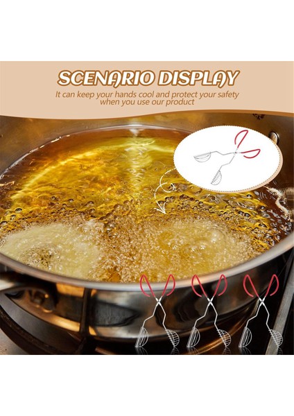 Kırmızı Plastik Klipsli 6 Adet Paslanmaz Çelik Taco Kabuğu Maşası, Ev Yapımı Tortilla Kabukları Taco Kabukları Yapımı Için Taco Presi (Yurt Dışından) fırsatları