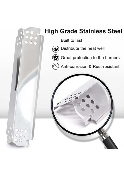 Nexgrill 720-0888 Için Izgara Sıcak Plaka, Yangın Bariyerli Emaye Sıcak Plaka, Paslanmaz Çelik Izgara Isıtma Çadırı, Alev Püresi (Yurt Dışından) fiyatları