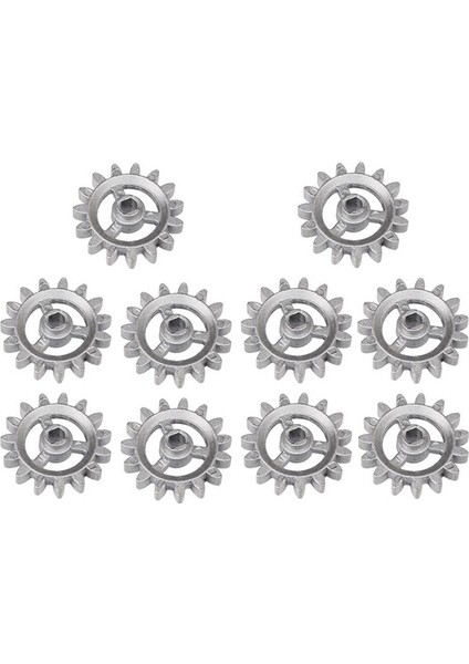 10 Adet Barbekü Çerçevesi Dişli Yedek Parçaları Isıya Dayanıklı Aksesuarlar Otomatik Döner Mini Donanım Tekerlek Alüminyum (Yurt Dışından)